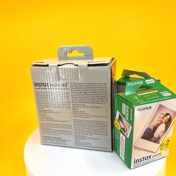 Fujifilm Instax Mini 40 Instant Camera with Two Film Refills - Picture 17 of 17